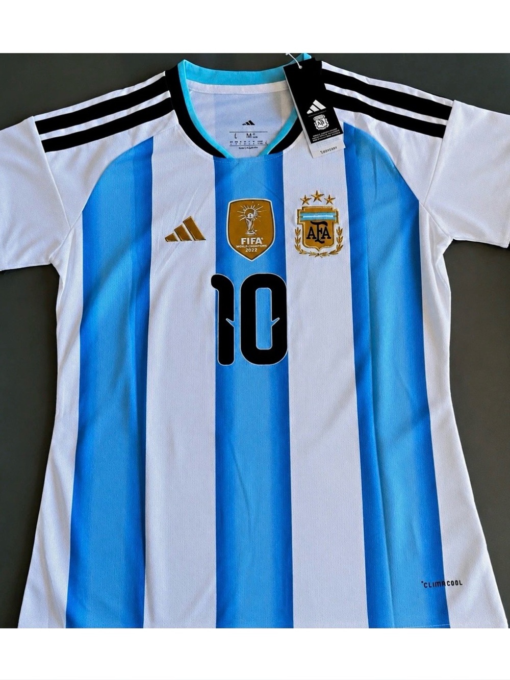 adidas Argentina Soccer Jersey Lionel Messi #10